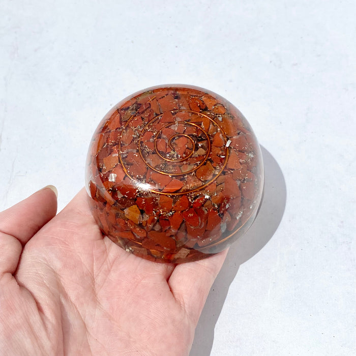 Orgonite Pod - Red Jasper