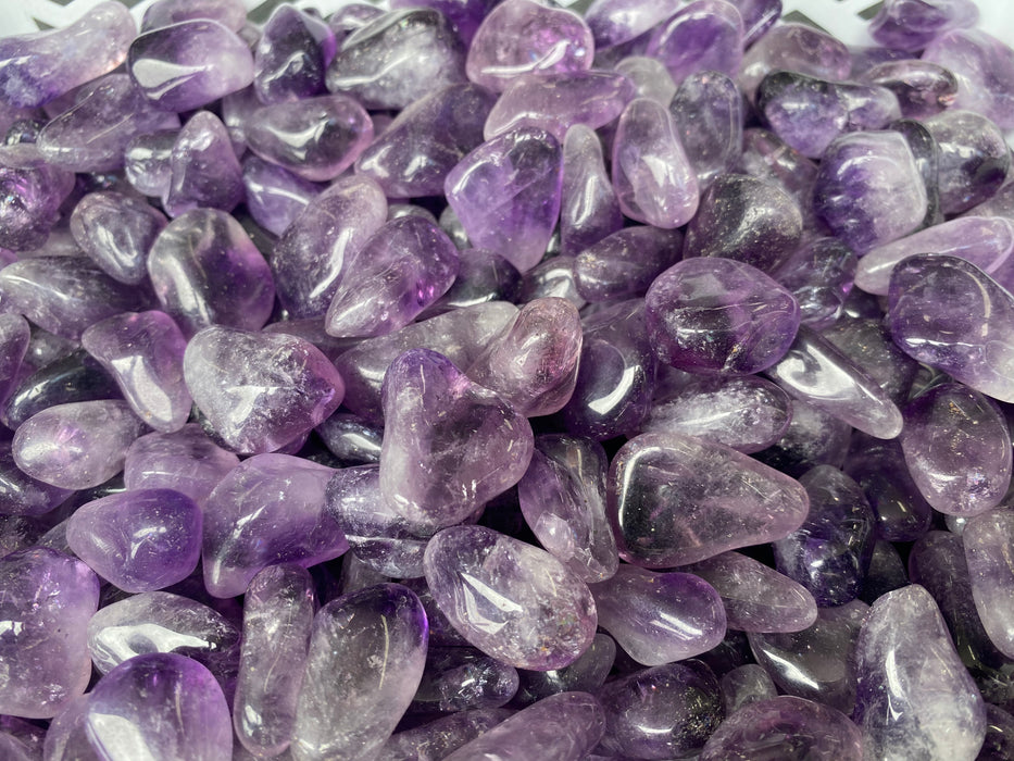 Buy quality Amethyst Tumble stone for spirituality & Meditation