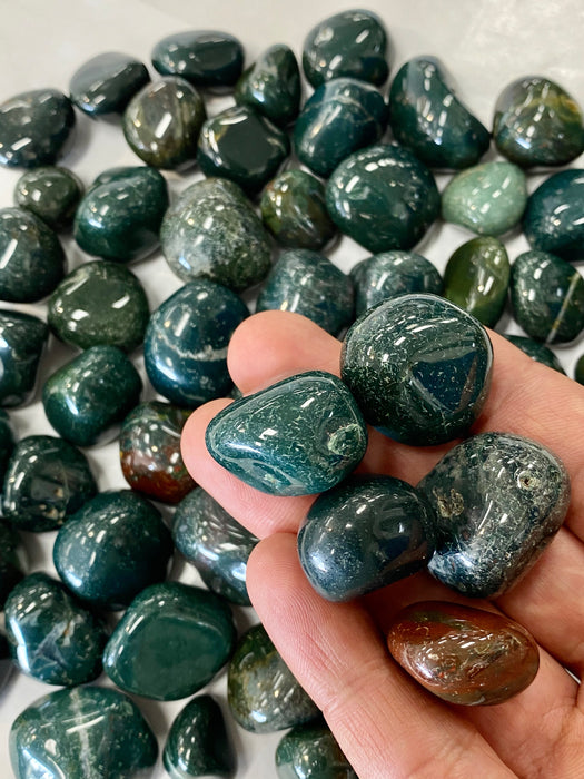 Bloodstone Tumbled Stones