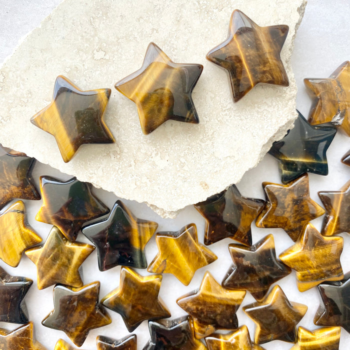 Tiger Eye Mini Star 1pc