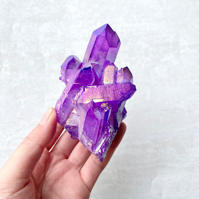 Purple Aura Quartz Cluster AQC08