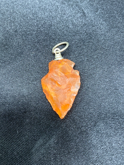 Carnelian Arrowhead Pendant