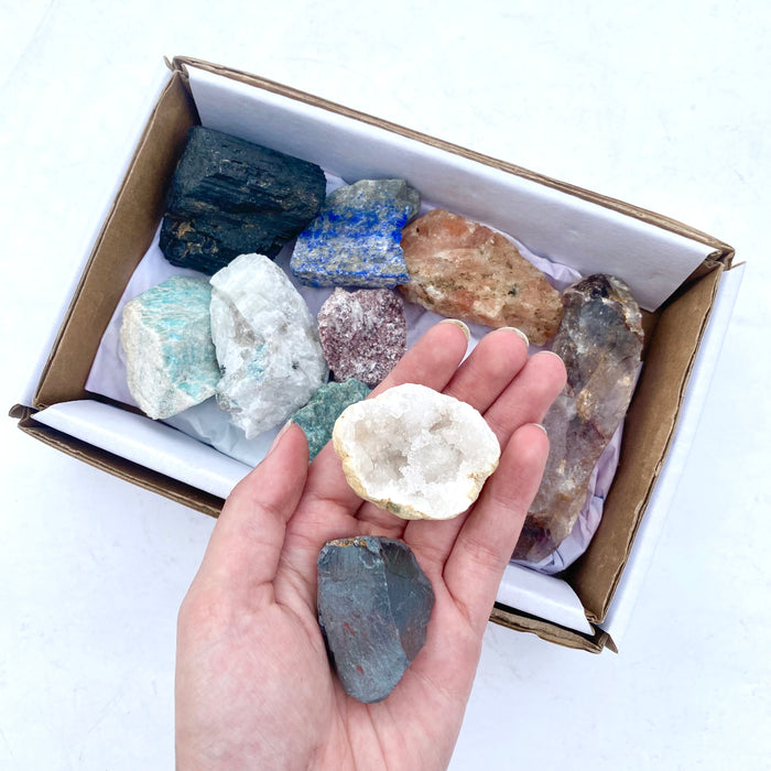 Mix Crystals Box - Raw 10pc