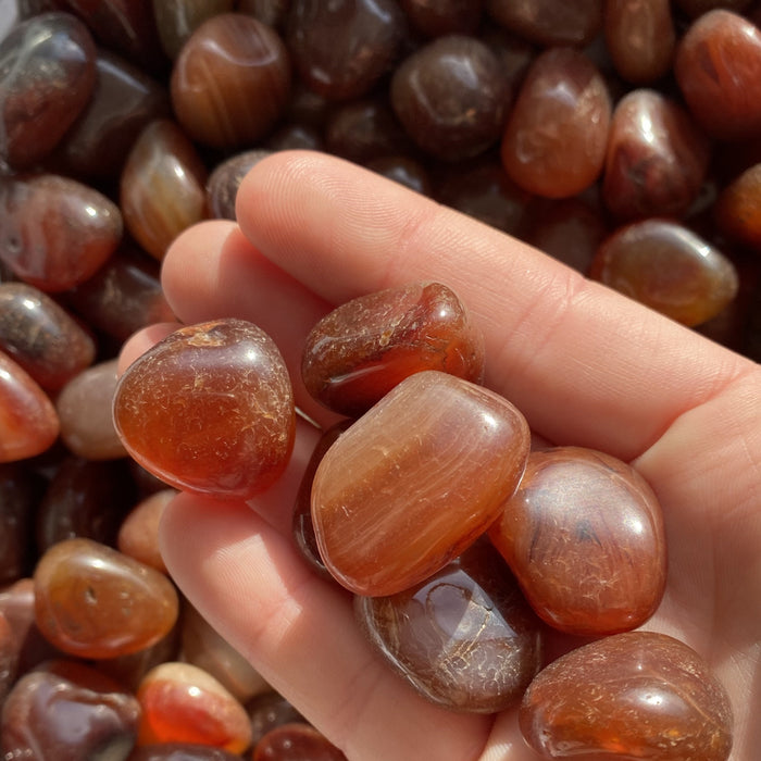 Red Agate Tumbled Stones
