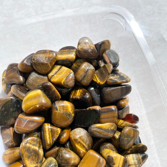 Tiger Eye Chips Rounded Large 200g