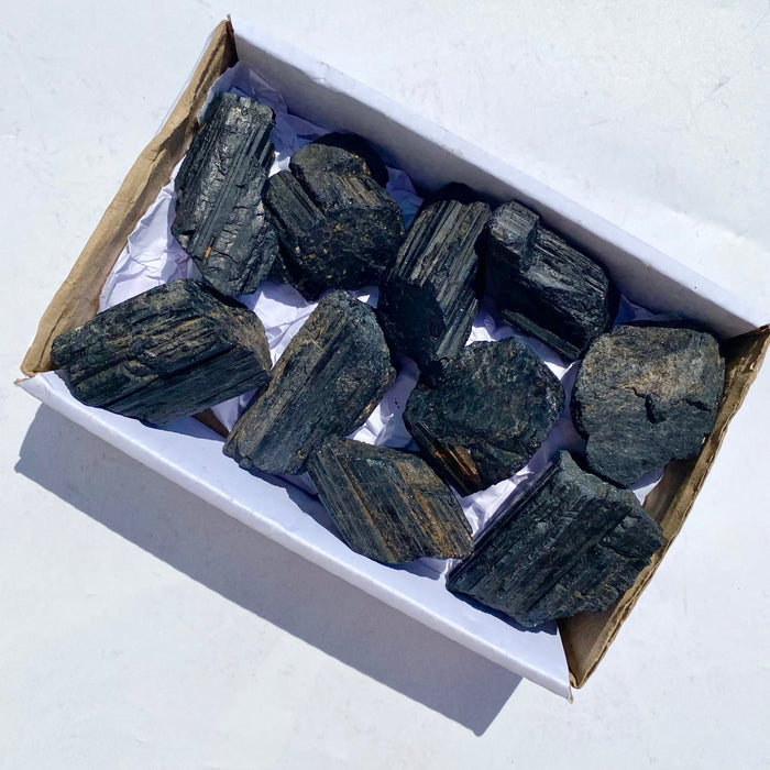 Black Tourmaline Box - Raw