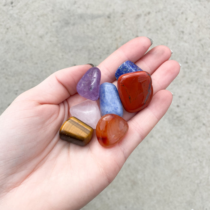 Tumbled stones chakra pack