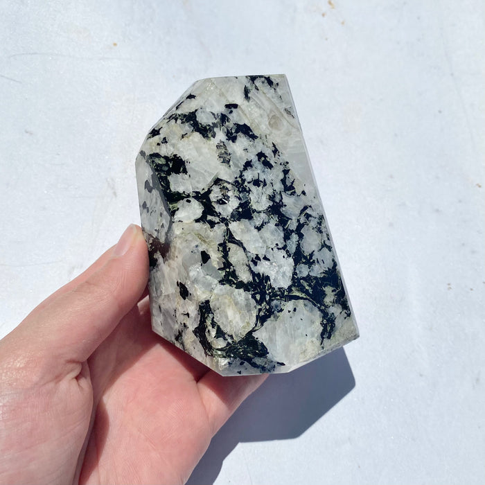 Rainbow Moonstone Point RP08