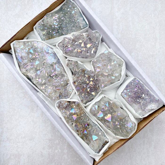 Aura Amethyst Box - Clusters