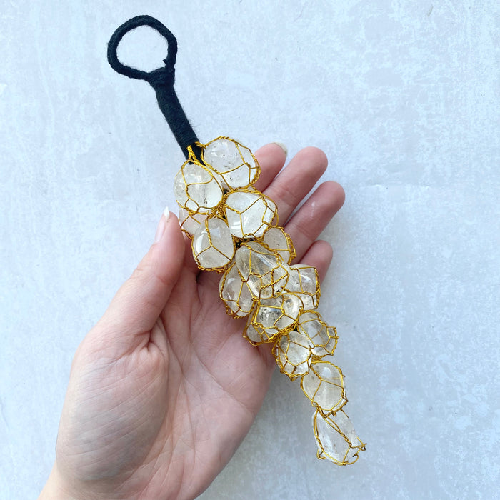 Wire Crystal Hanger 1pc