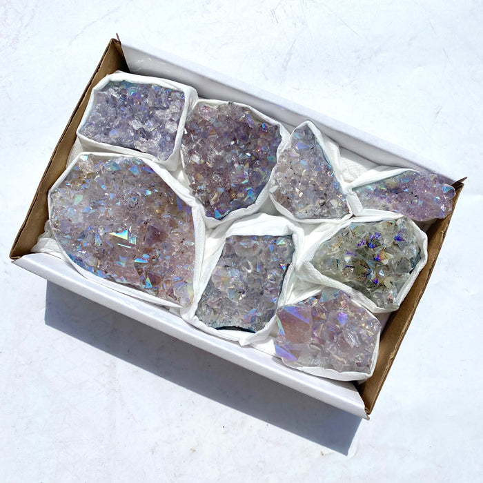 Aura Amethyst Box - Clusters