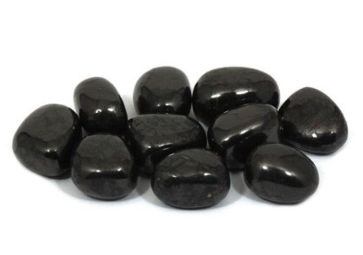 Shungite Tumbled Stones Small 3pc