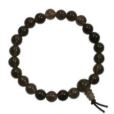 Smokey Quartz Power Bead Bracelet 8mm