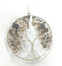 Smokey Quartz Tree of Life Pendant