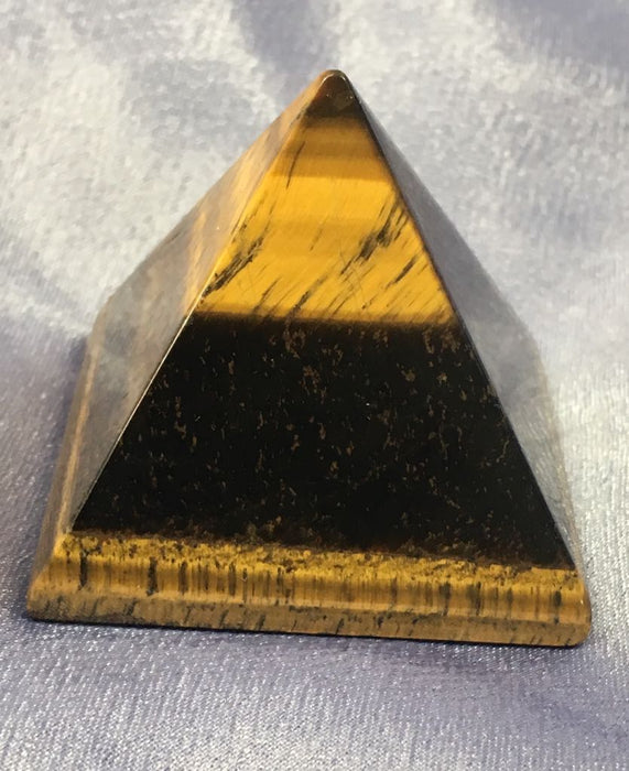 Tigers Eye Small Pyramid 1pc